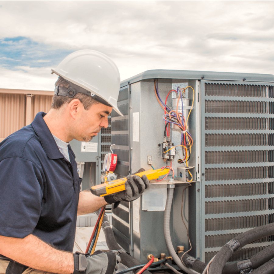 Chatham Geothermal geothermal technician on a service call in Chatham, Ontario